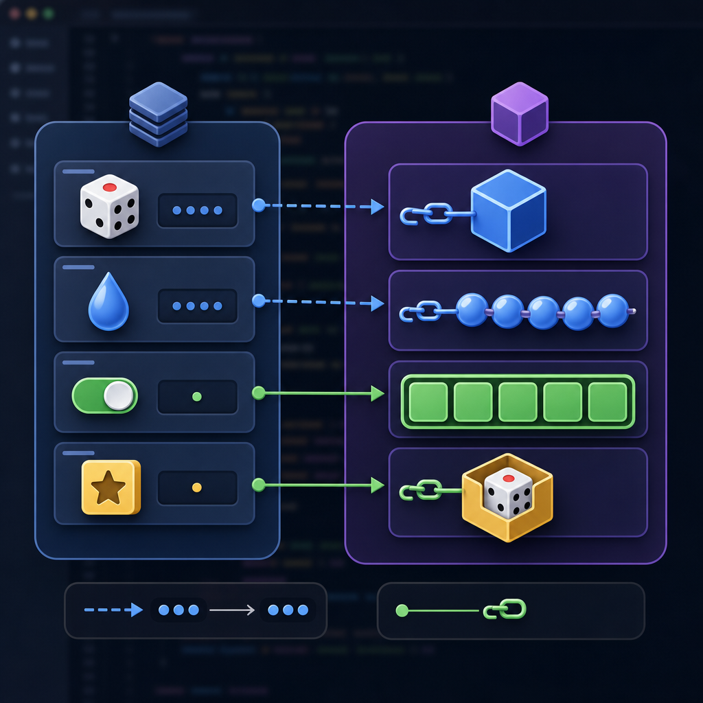 Java 21 variables and data types for beginners shown as primitives on stack and objects on heap