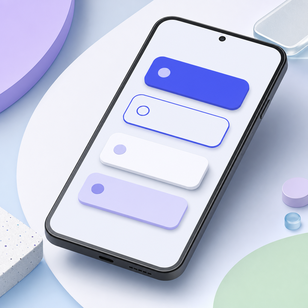 How to Use Material Design Buttons in Android (XML & Compose)