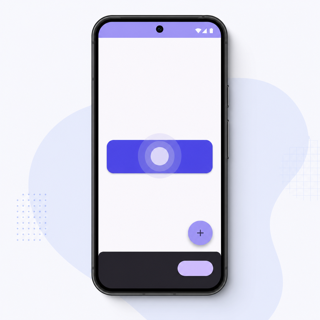 How to show Toast and Snackbar in Android: action Snackbar after button press with raised FAB