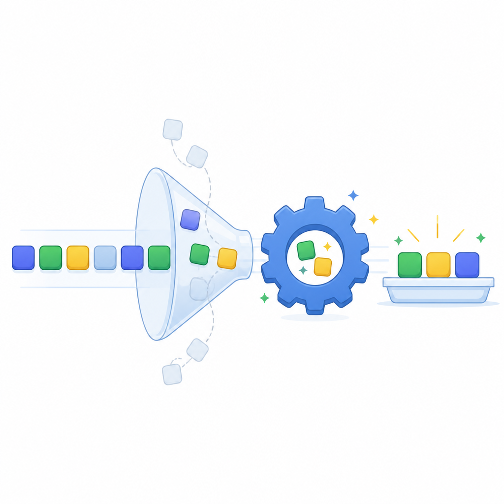 Pipeline of Python list comprehension for beginners: items filtered and transformed into a new list